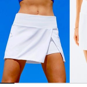 White Fabletics Skye Skort II - Medium